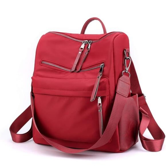 Women's Fashion Backpack bag Red - Picture 1 of 7